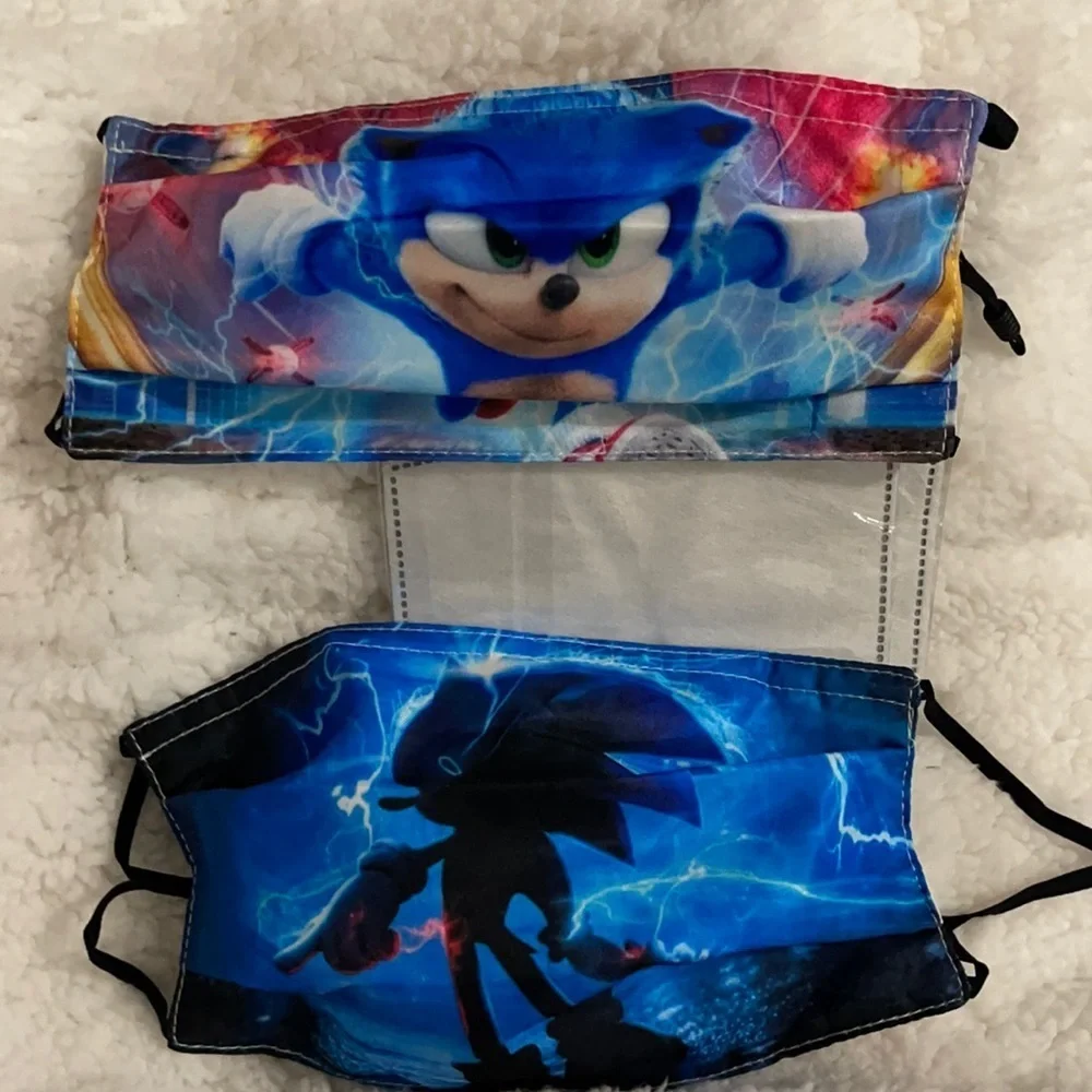 New Sonic the Hedgehog face masks -2